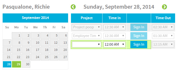 Easy Navigation - Intuitive interface that allows for easy navigation through days.